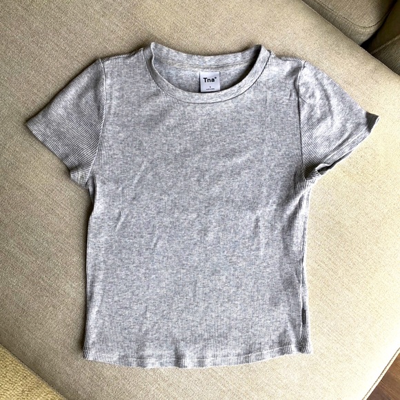 TNA Tops - ✨TNA Cropped Baby Rib Tee✨